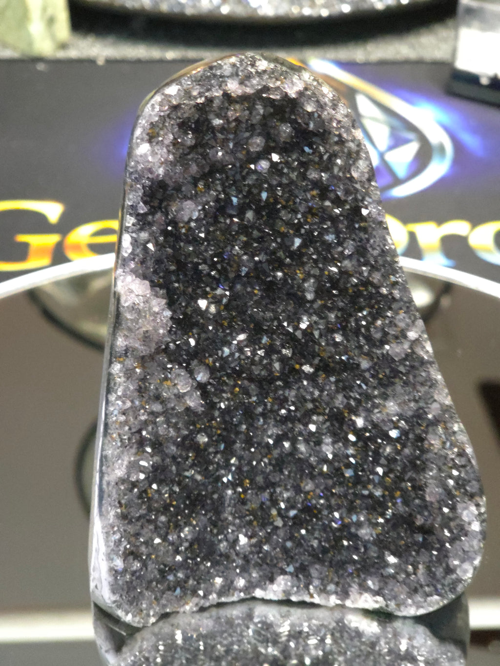 Uruguay Dark Rainbow Amethyst Mini Cathedral #8