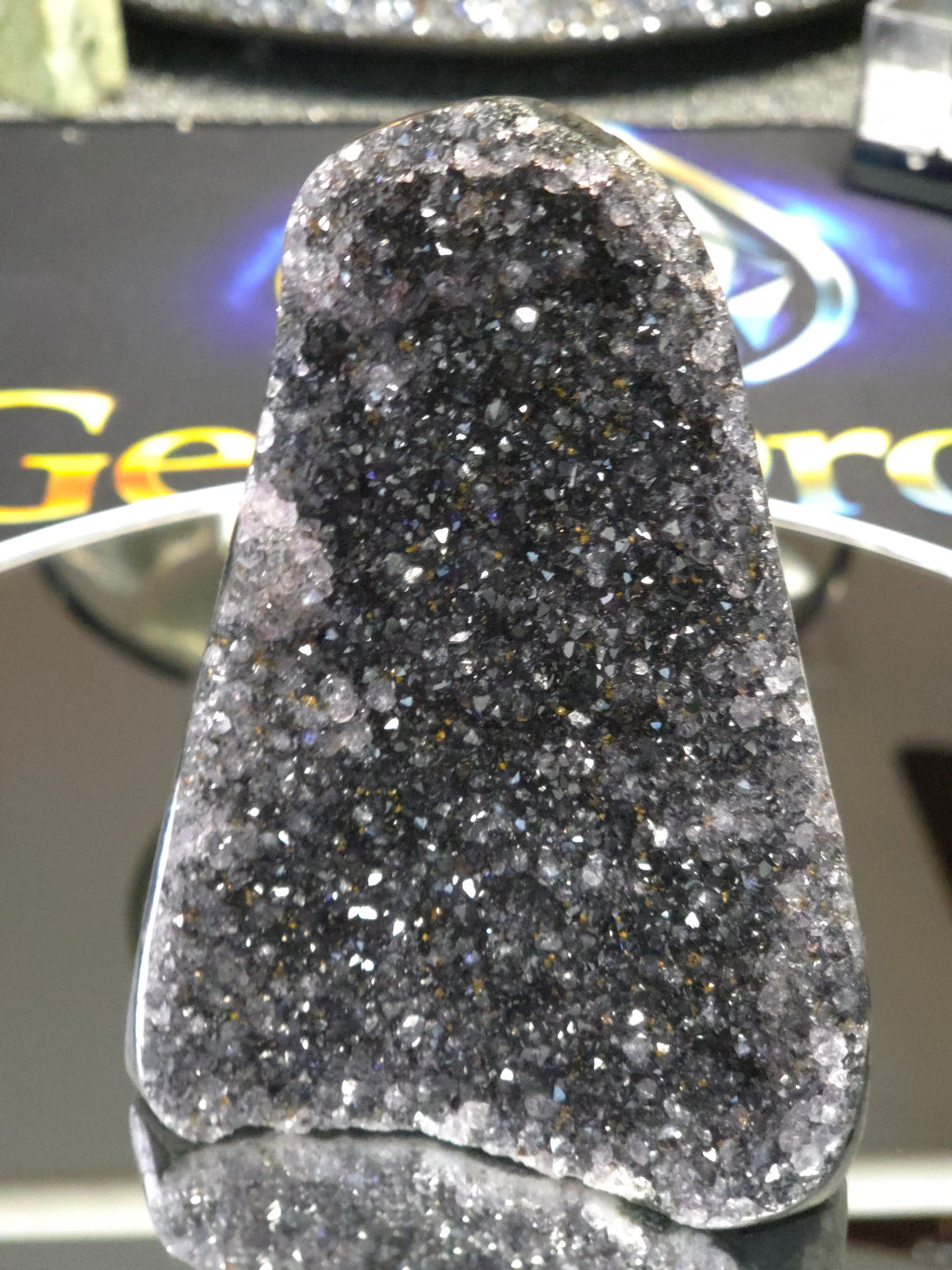 Uruguay Dark Rainbow Amethyst Mini Cathedral #8