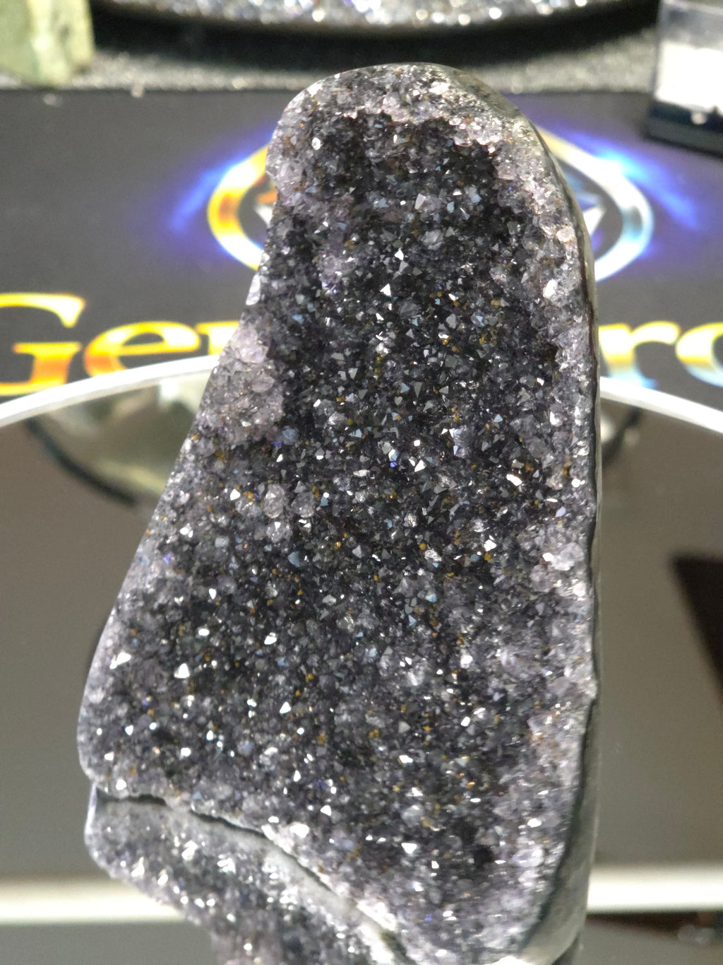 Uruguay Dark Rainbow Amethyst Mini Cathedral #8