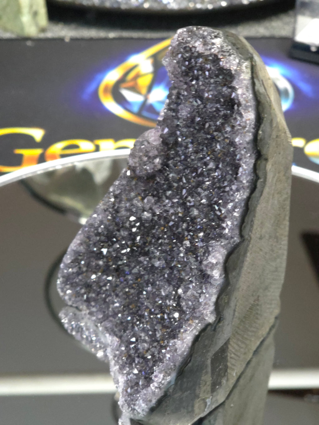 Uruguay Dark Rainbow Amethyst Mini Cathedral #8