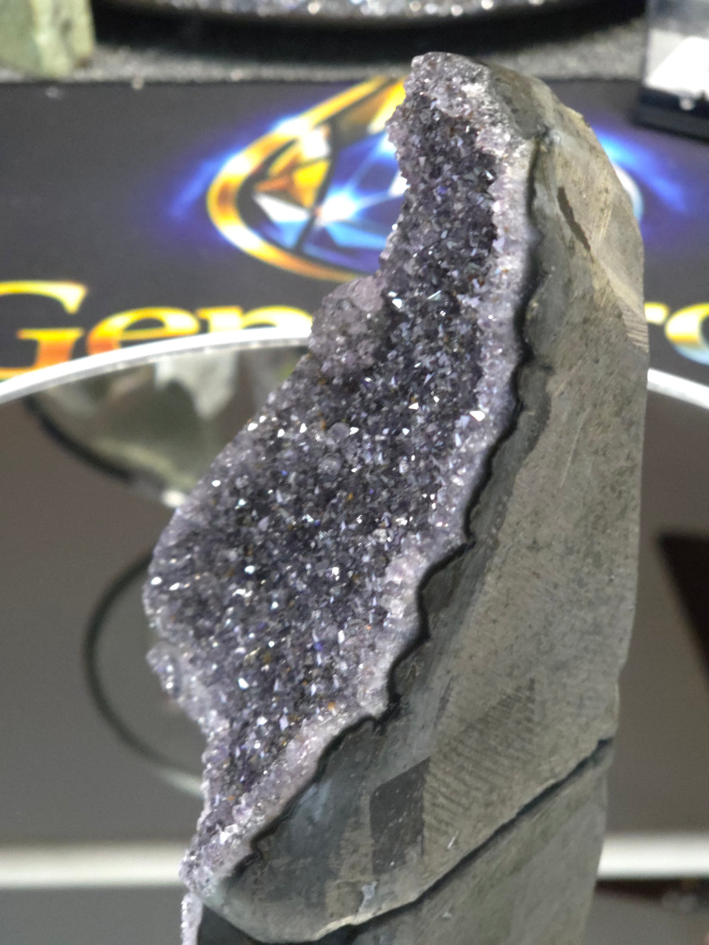 Uruguay Dark Rainbow Amethyst Mini Cathedral #8