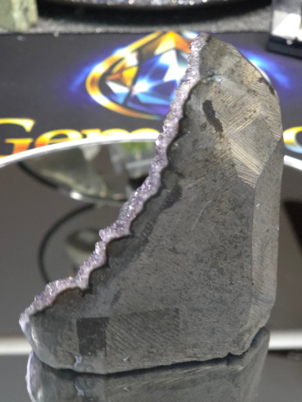Uruguay Dark Rainbow Amethyst Mini Cathedral #8