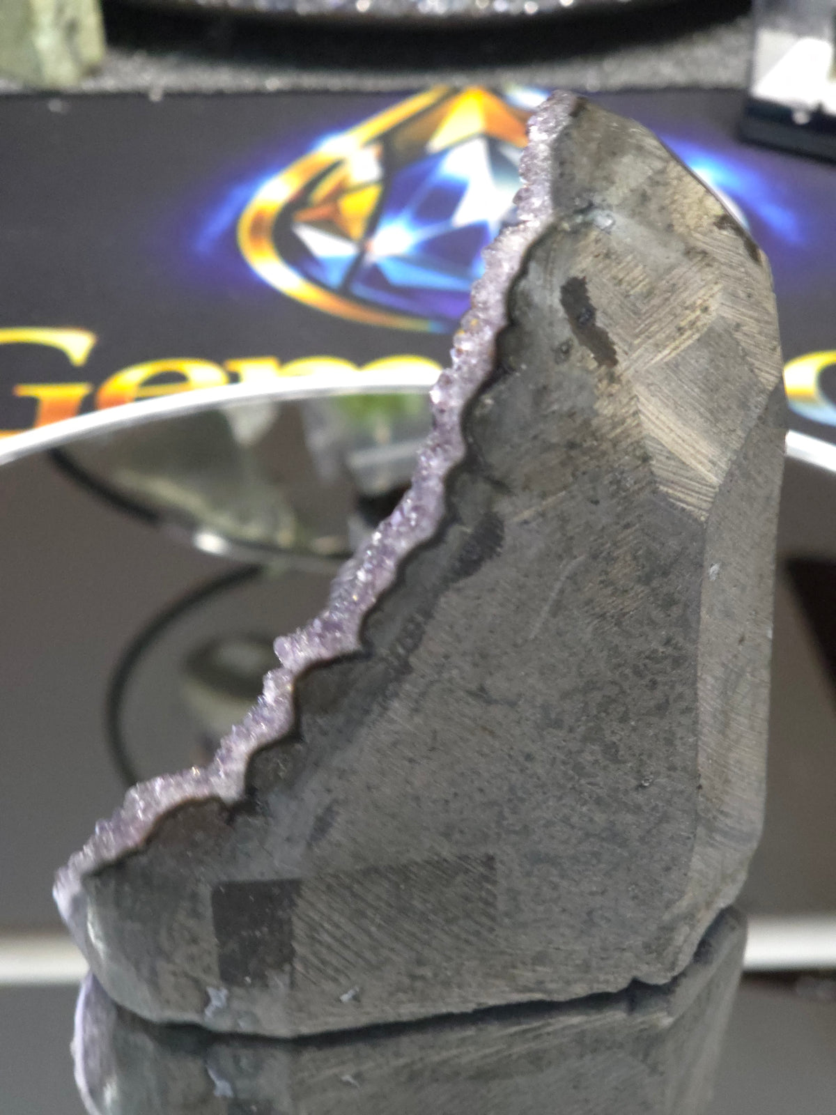 Uruguay Dark Rainbow Amethyst Mini Cathedral #8