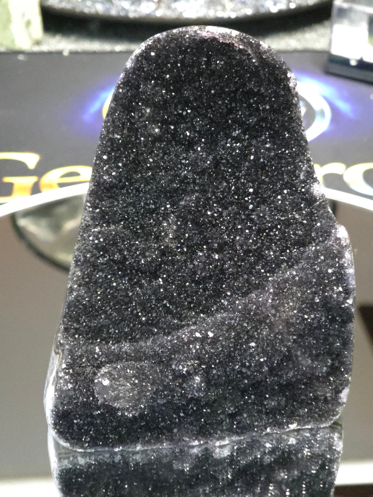 Uruguay Dark Rainbow Amethyst Mini Cathedral #9