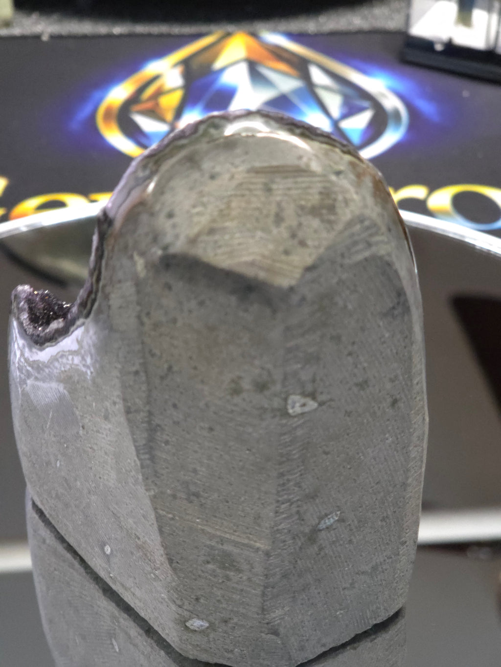 Uruguay Dark Rainbow Amethyst Mini Cathedral #9