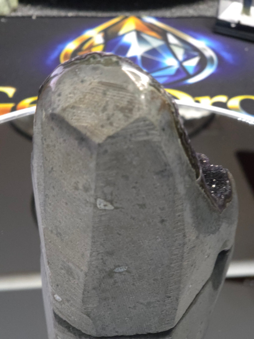 Uruguay Dark Rainbow Amethyst Mini Cathedral #9