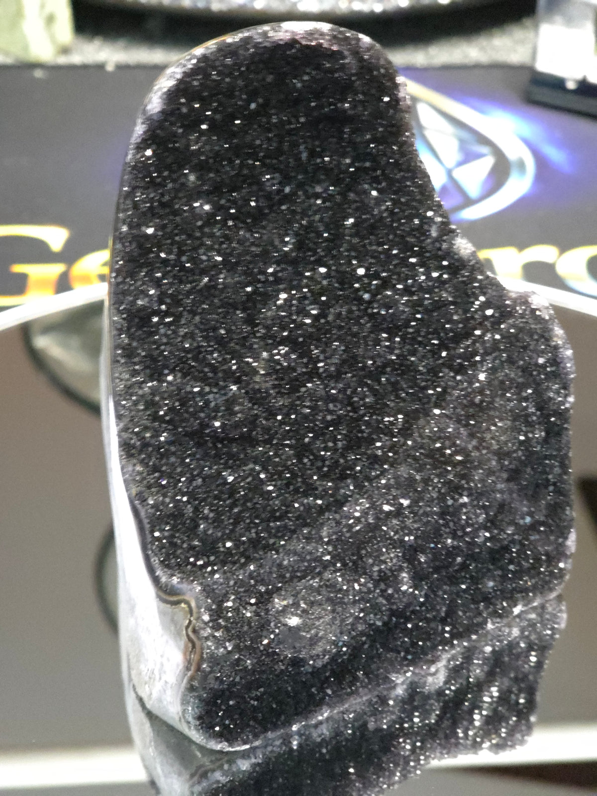 Uruguay Dark Rainbow Amethyst Mini Cathedral #9