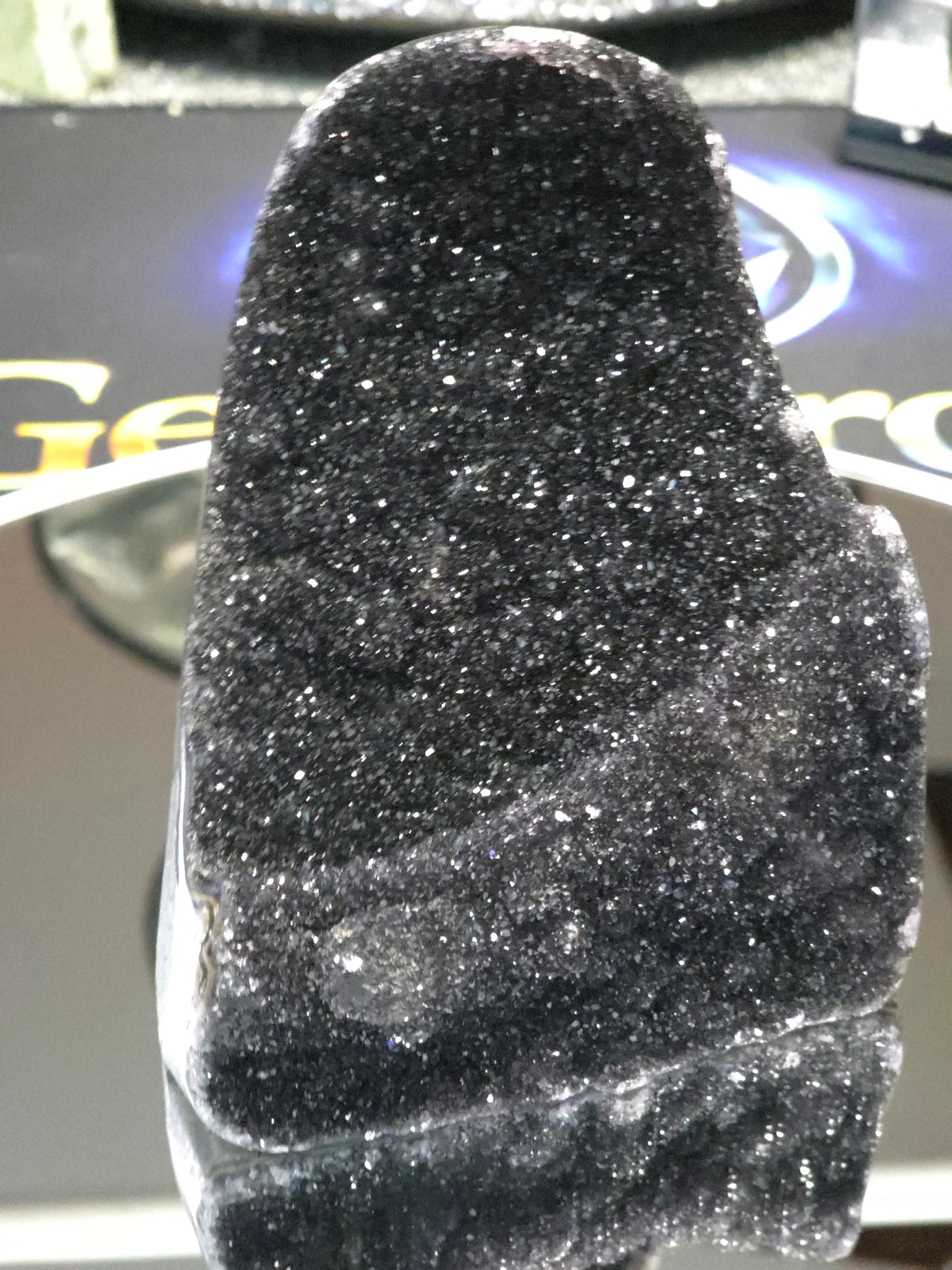 Uruguay Dark Rainbow Amethyst Mini Cathedral #9