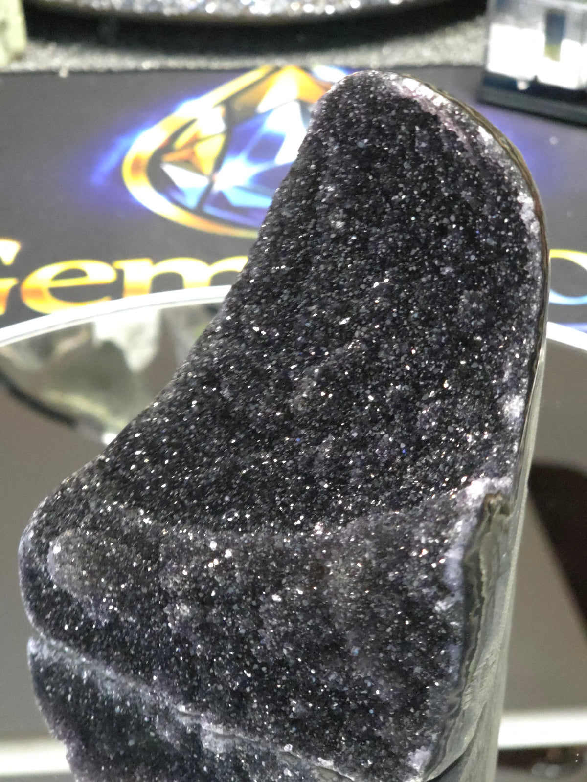 Uruguay Dark Rainbow Amethyst Mini Cathedral #9