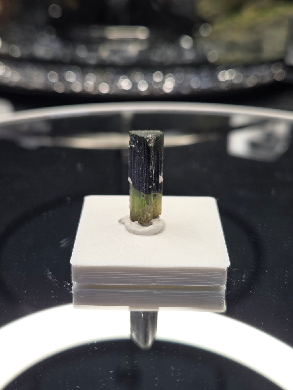 Green blue Cap Tourmaline #028