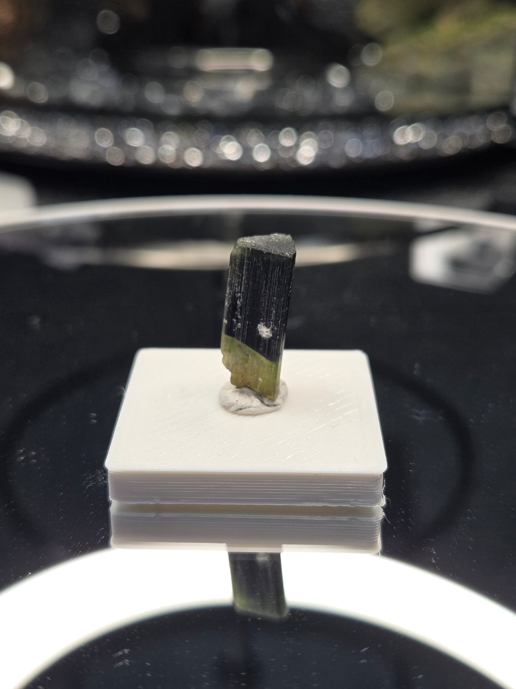 Green blue Cap Tourmaline #028