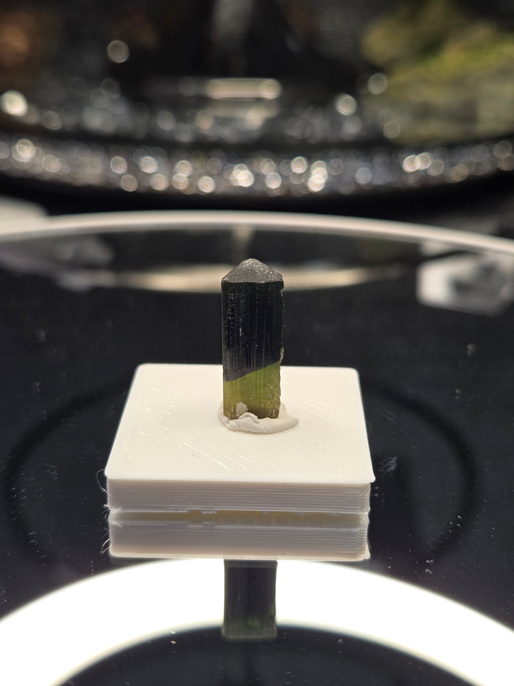 Green blue Cap Tourmaline #028