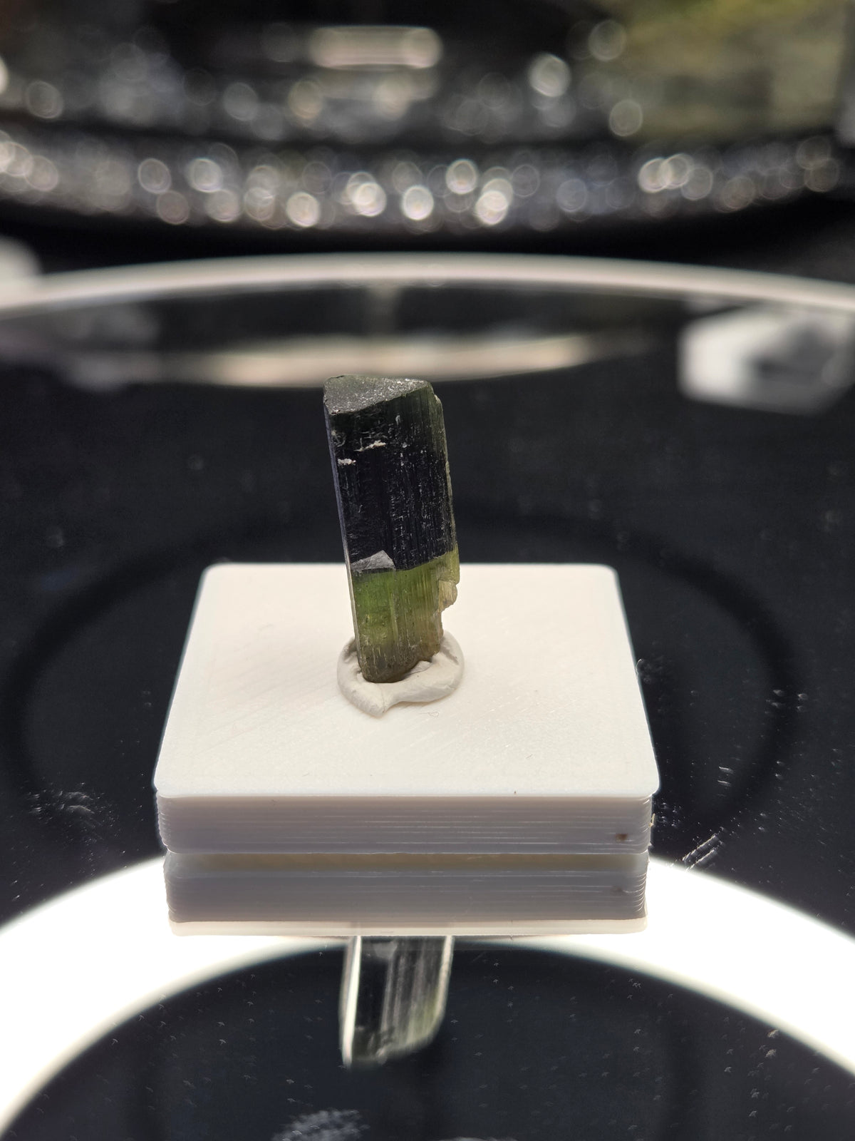 Green blue Cap Tourmaline #028
