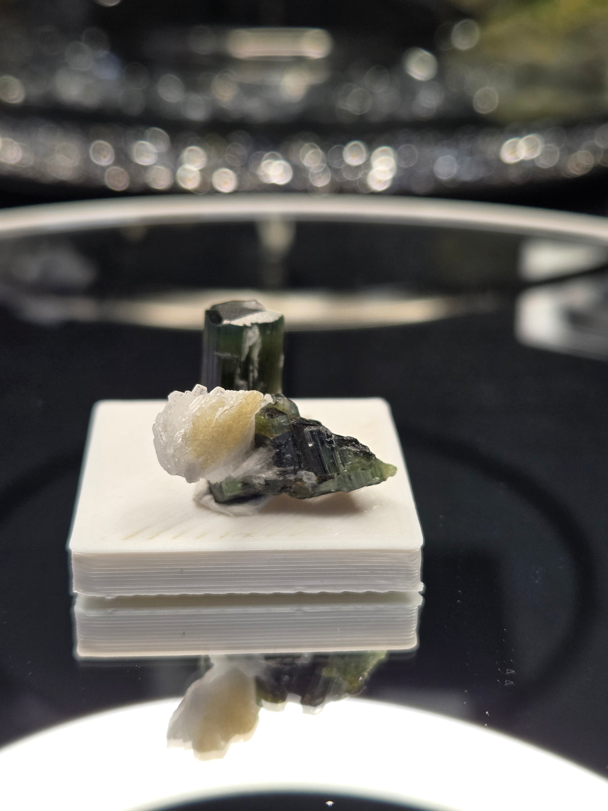 Green blue Cap Tourmaline #030