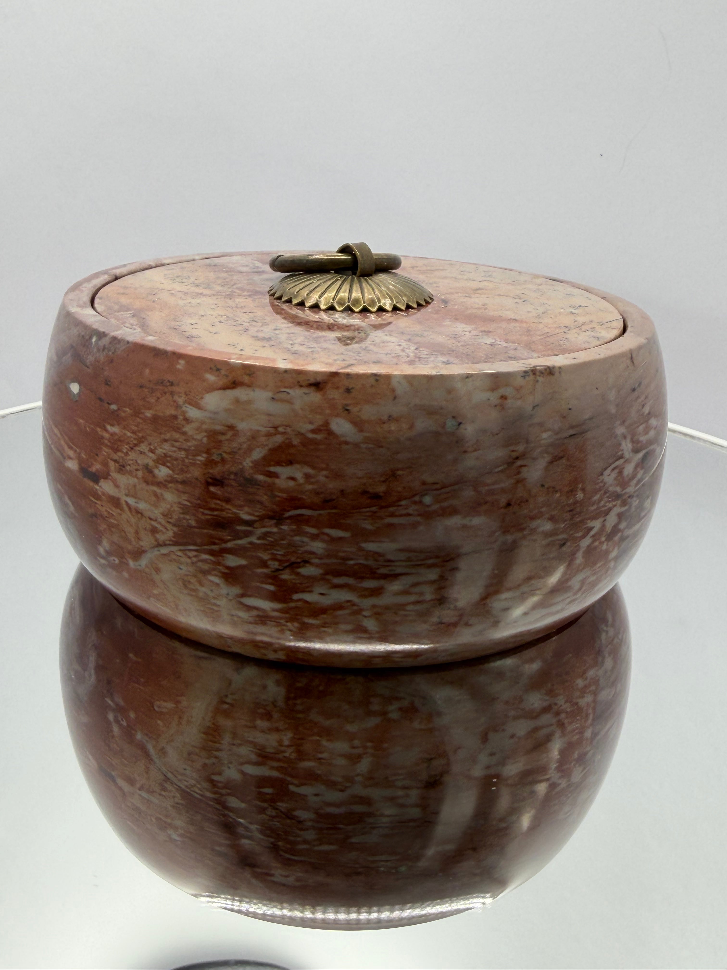 Picture Jasper Bowl with lid #2