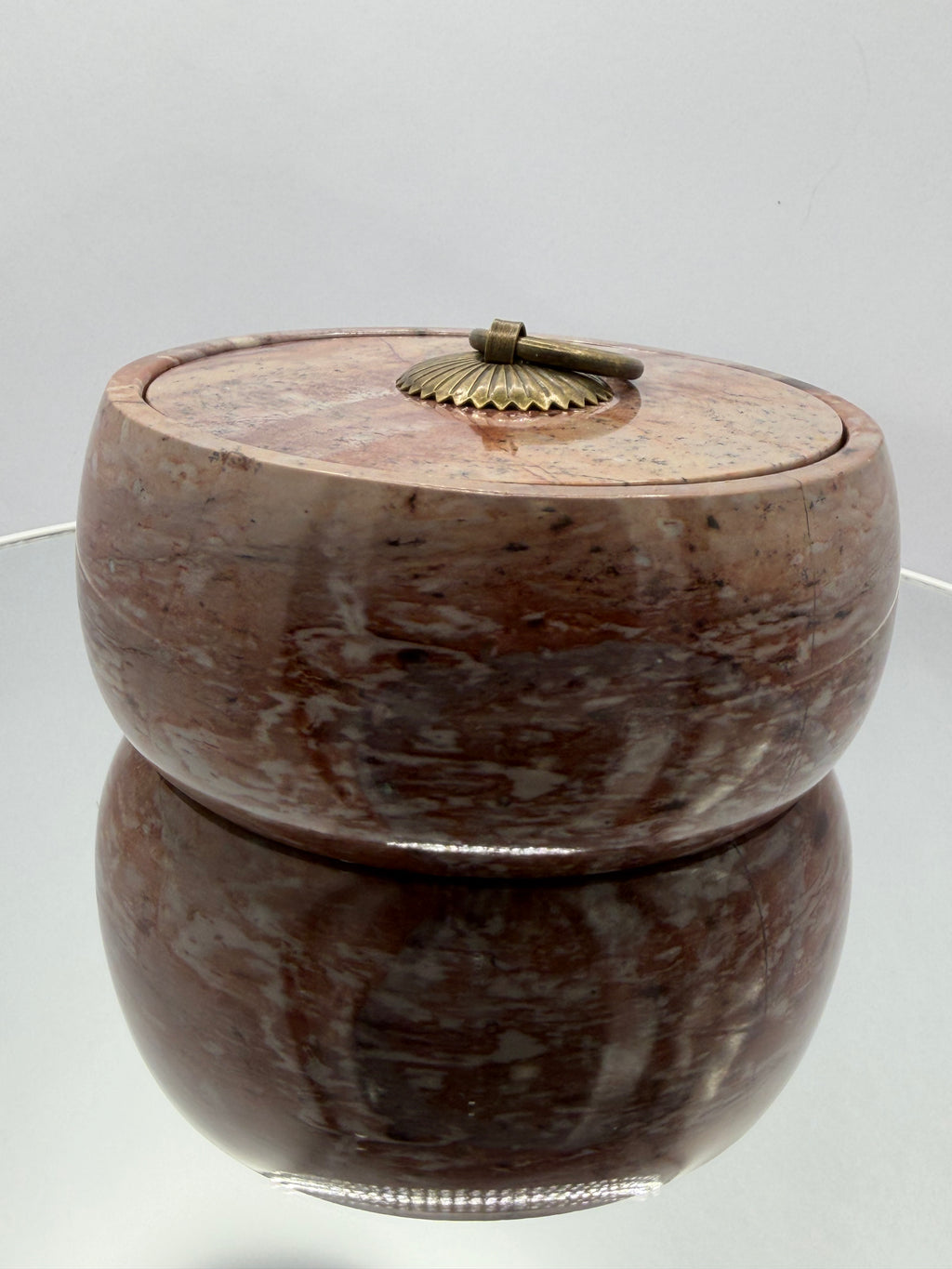 Picture Jasper Bowl with lid #2