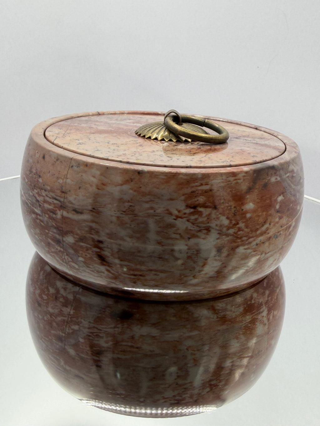 Picture Jasper Bowl with lid #2
