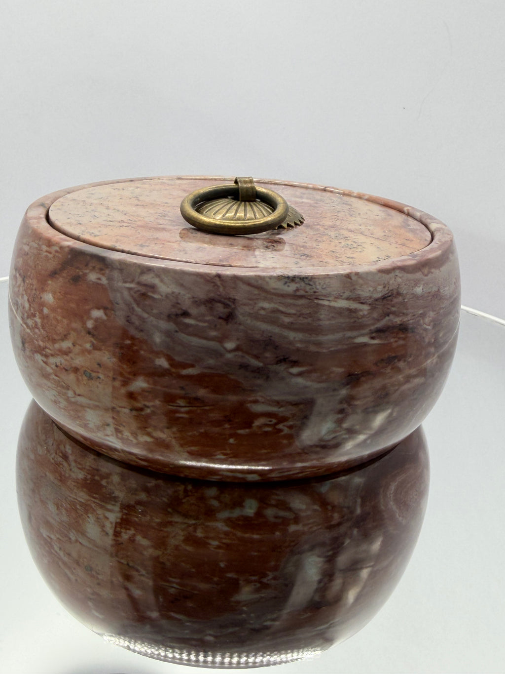 Picture Jasper Bowl with lid #2