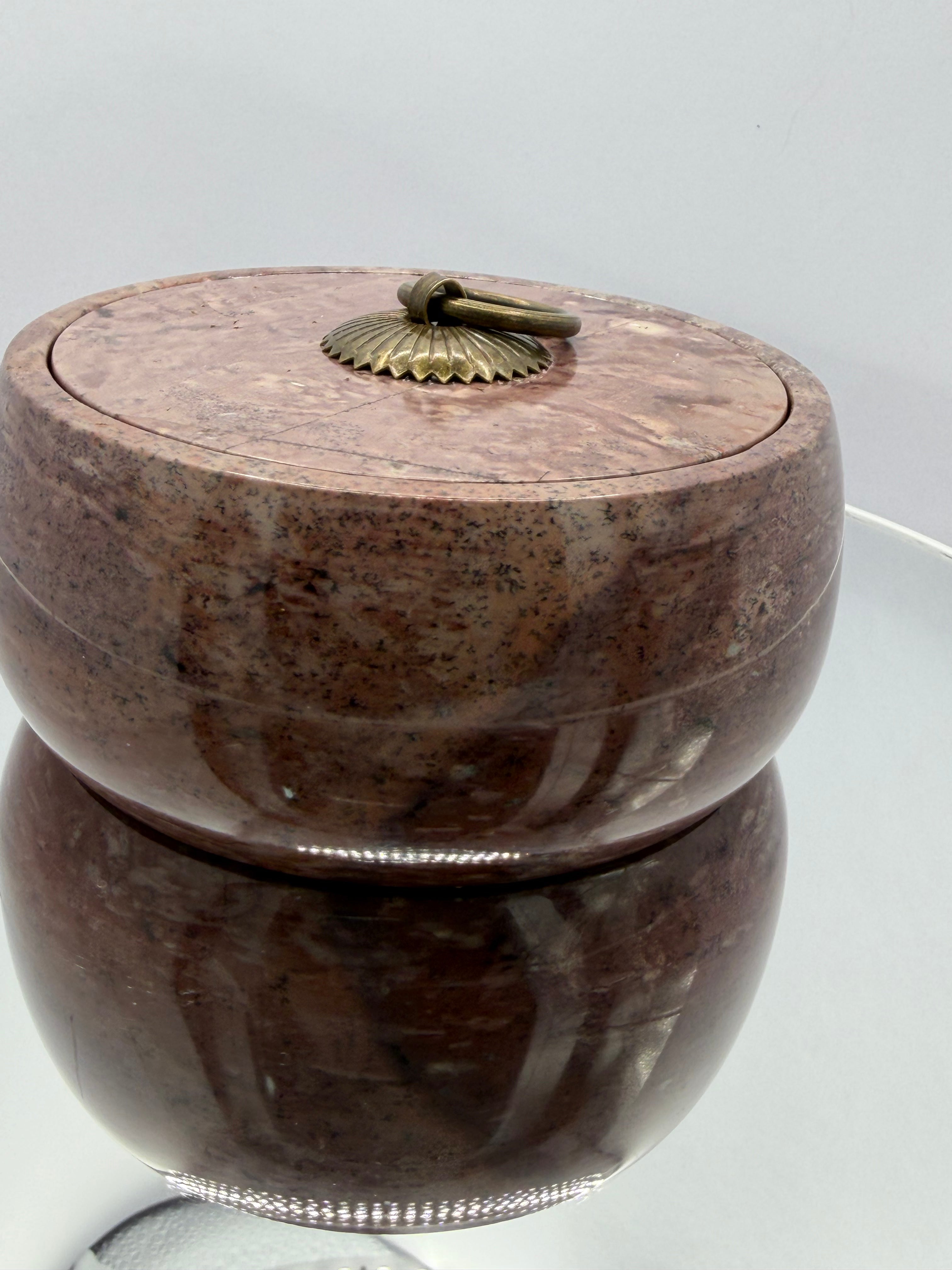 Picture Jasper Bowl with lid #3