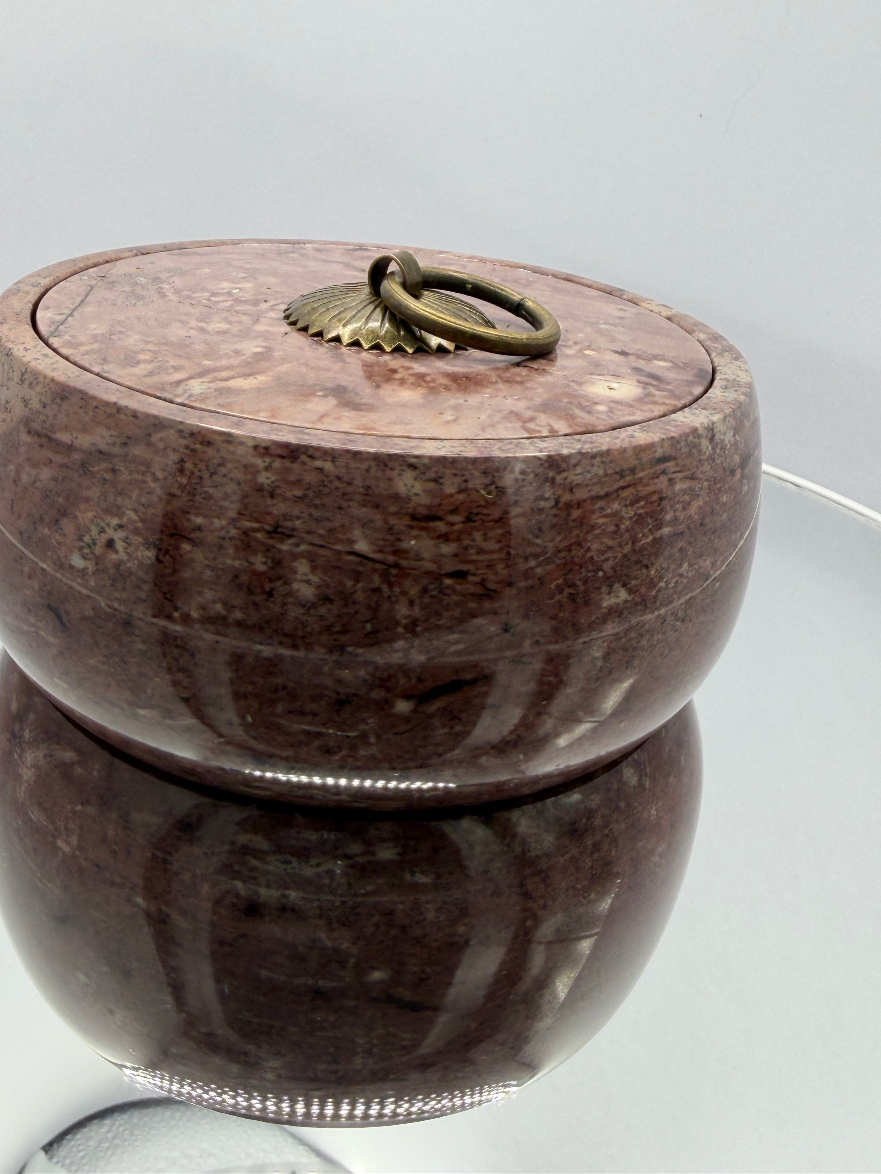 Picture Jasper Bowl with lid #3