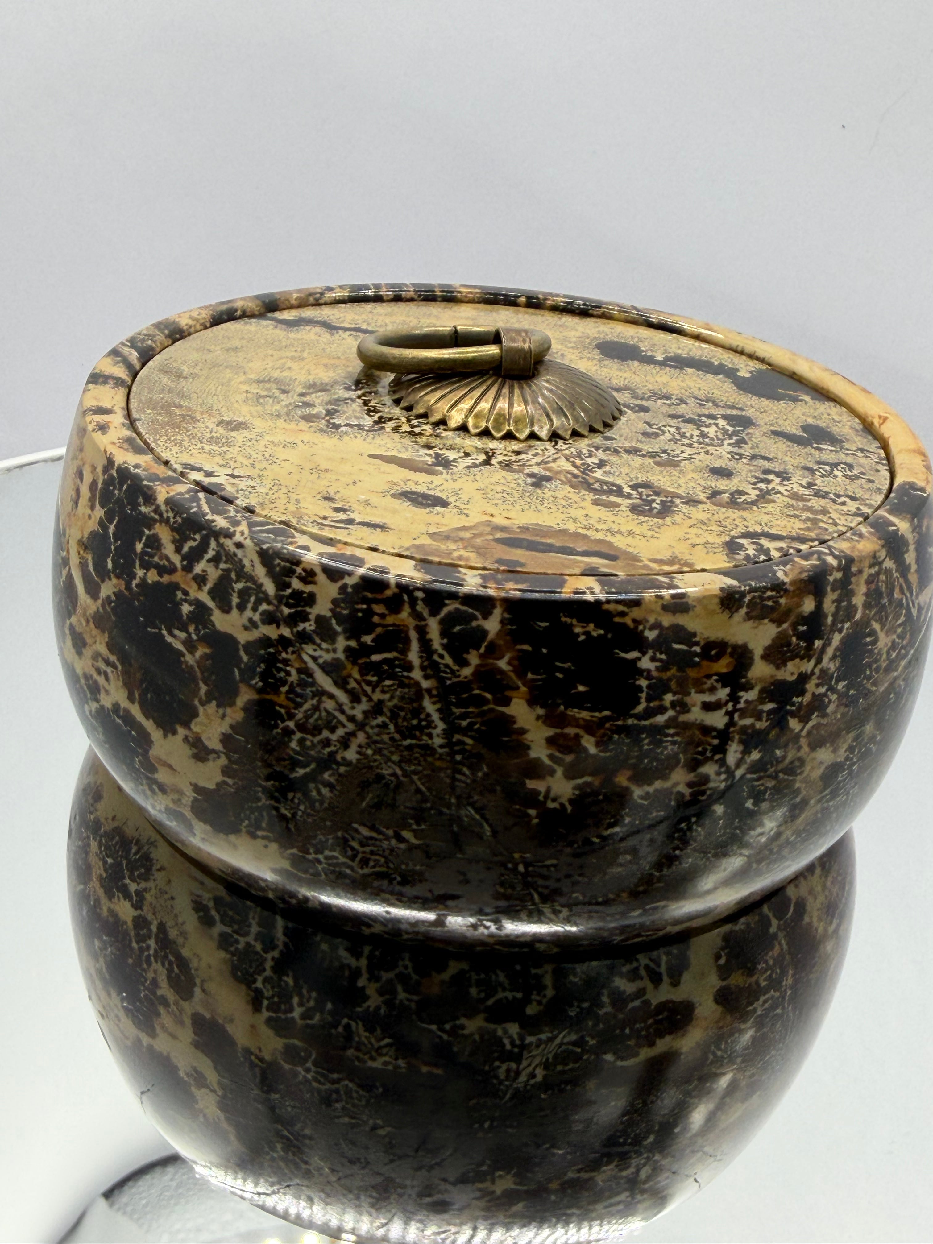 Picture Jasper Bowl with lid #4