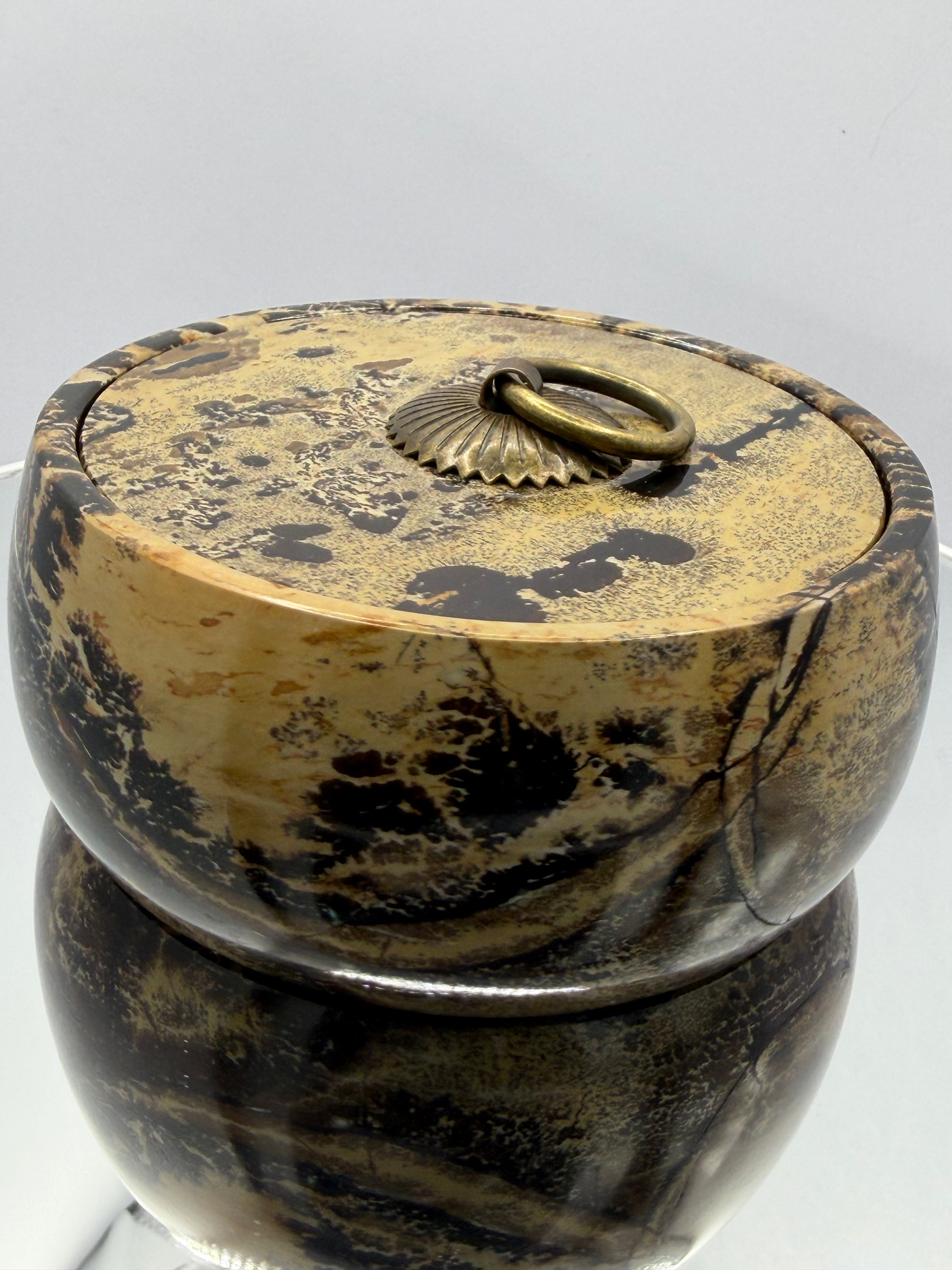 Picture Jasper Bowl with lid #4
