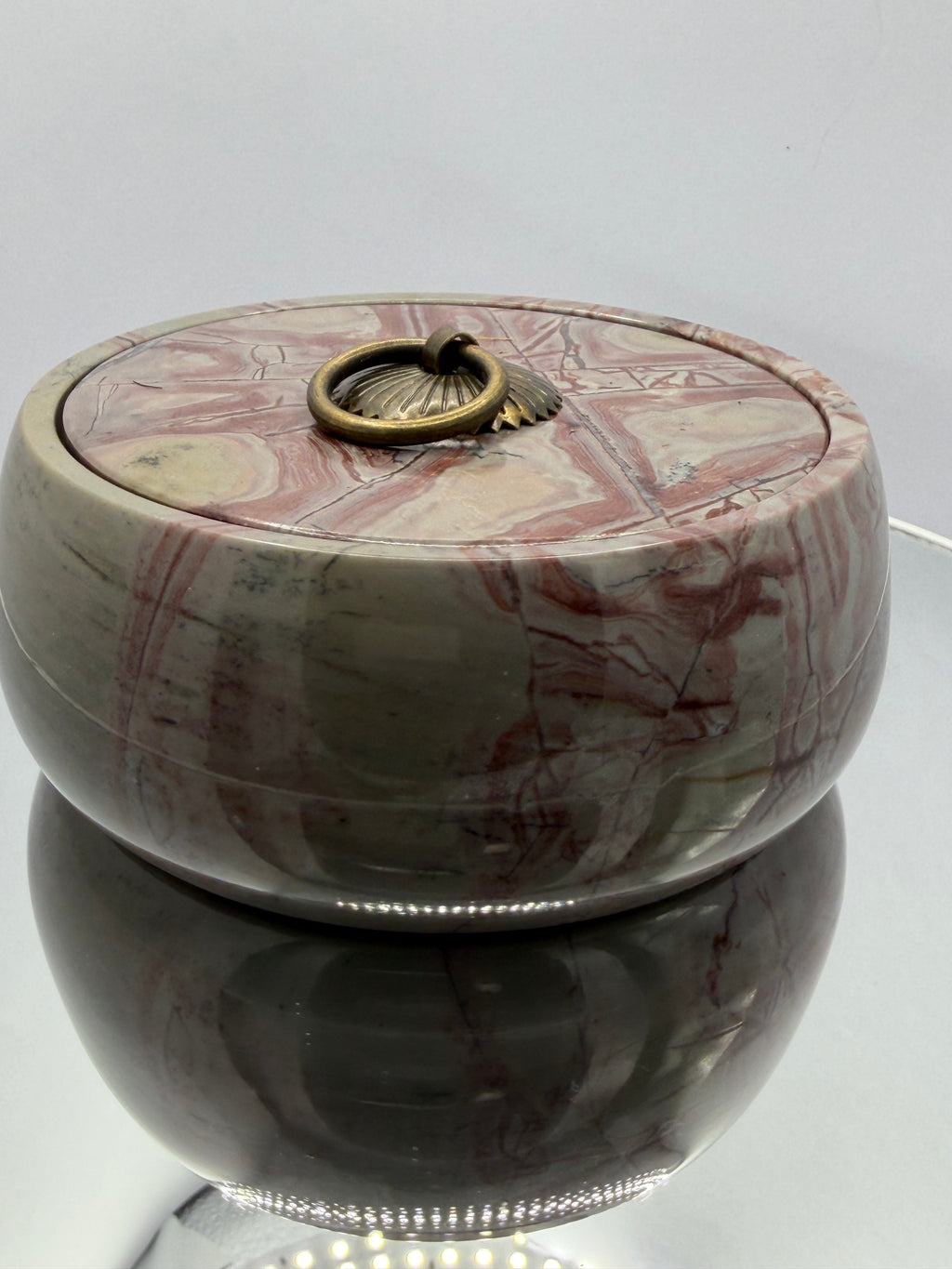Picture Jasper Bowl with lid #5