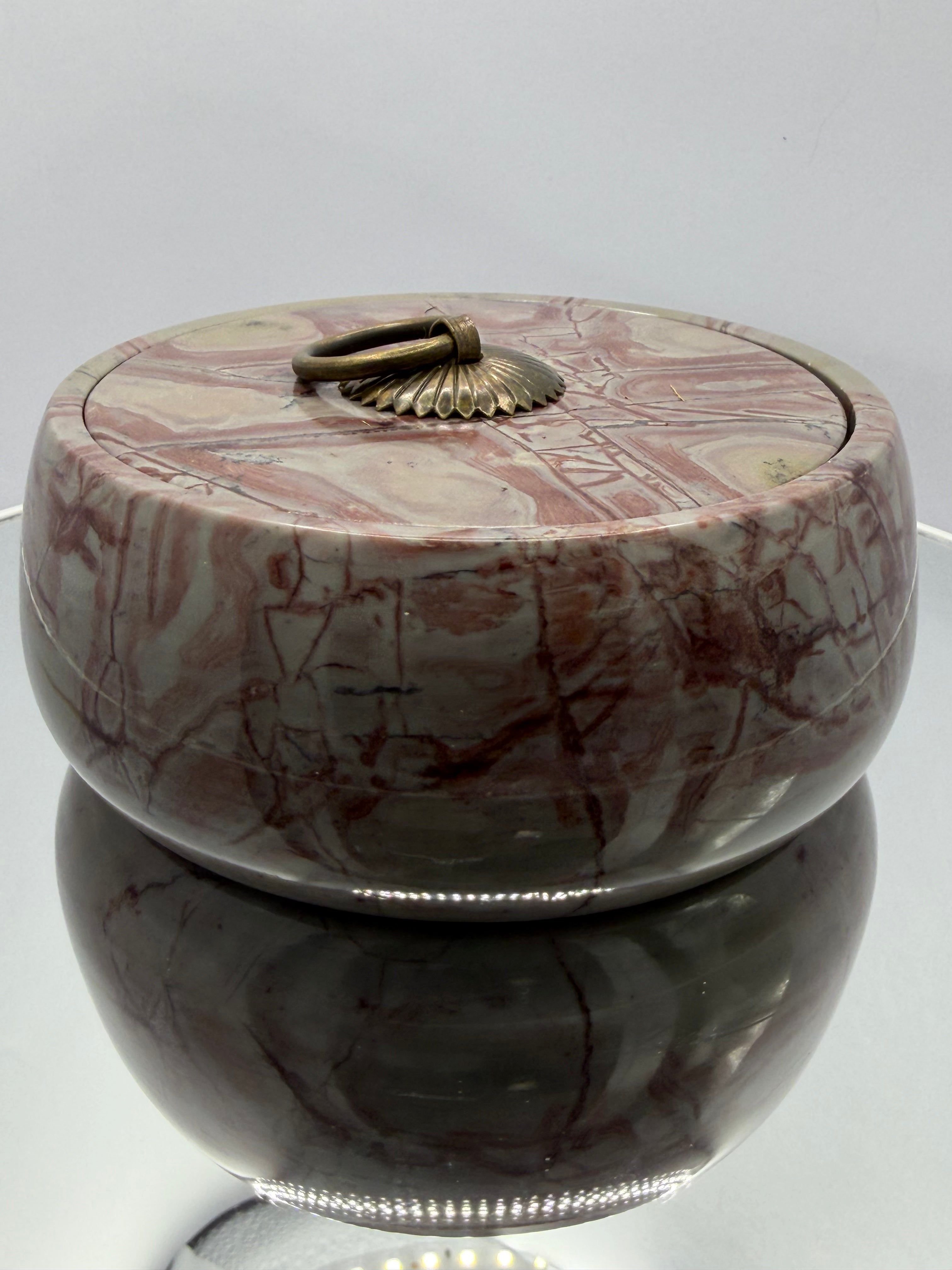 Picture Jasper Bowl with lid #5