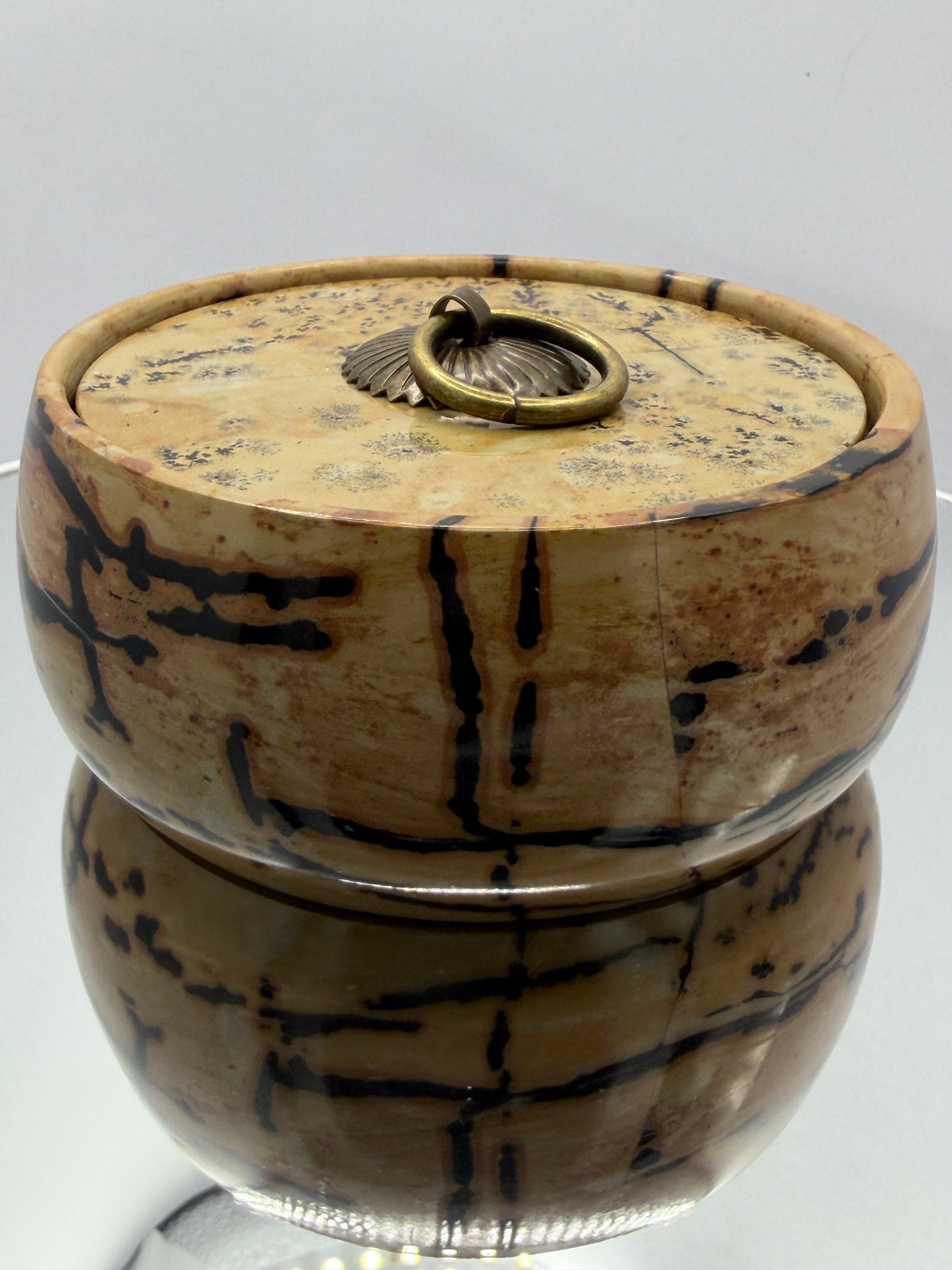 Picture Jasper Bowl with lid #6