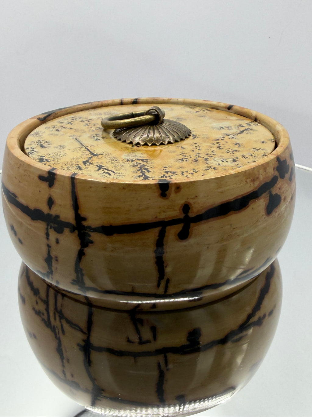 Picture Jasper Bowl with lid #6