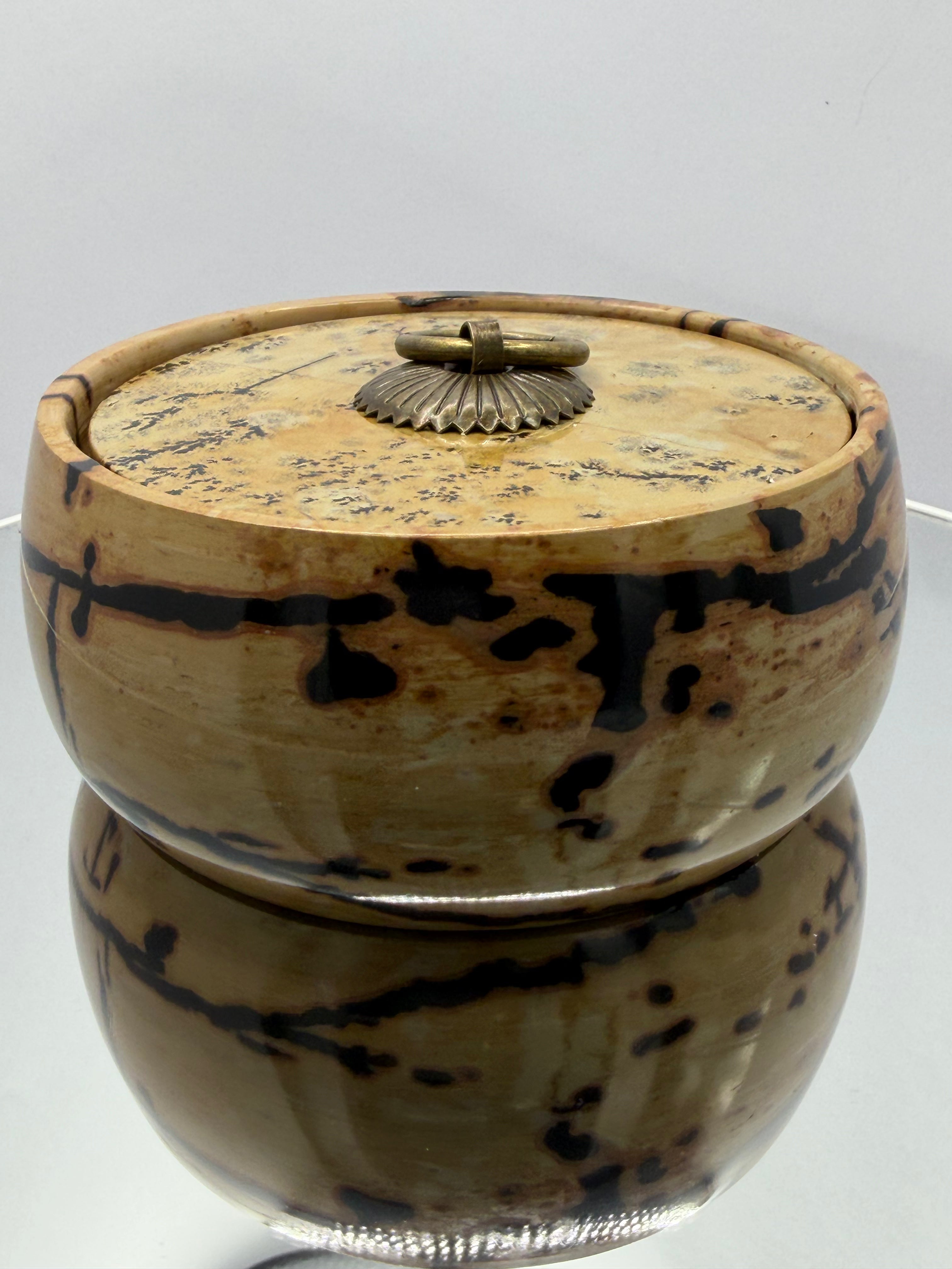 Picture Jasper Bowl with lid #6