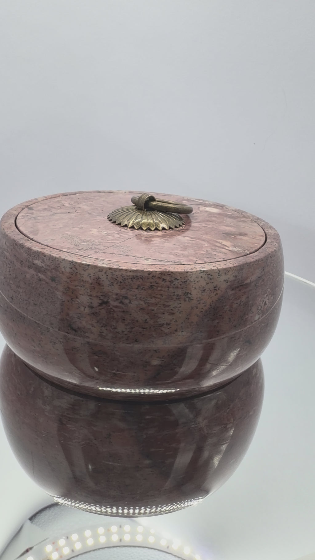 Picture Jasper Bowl with lid #3