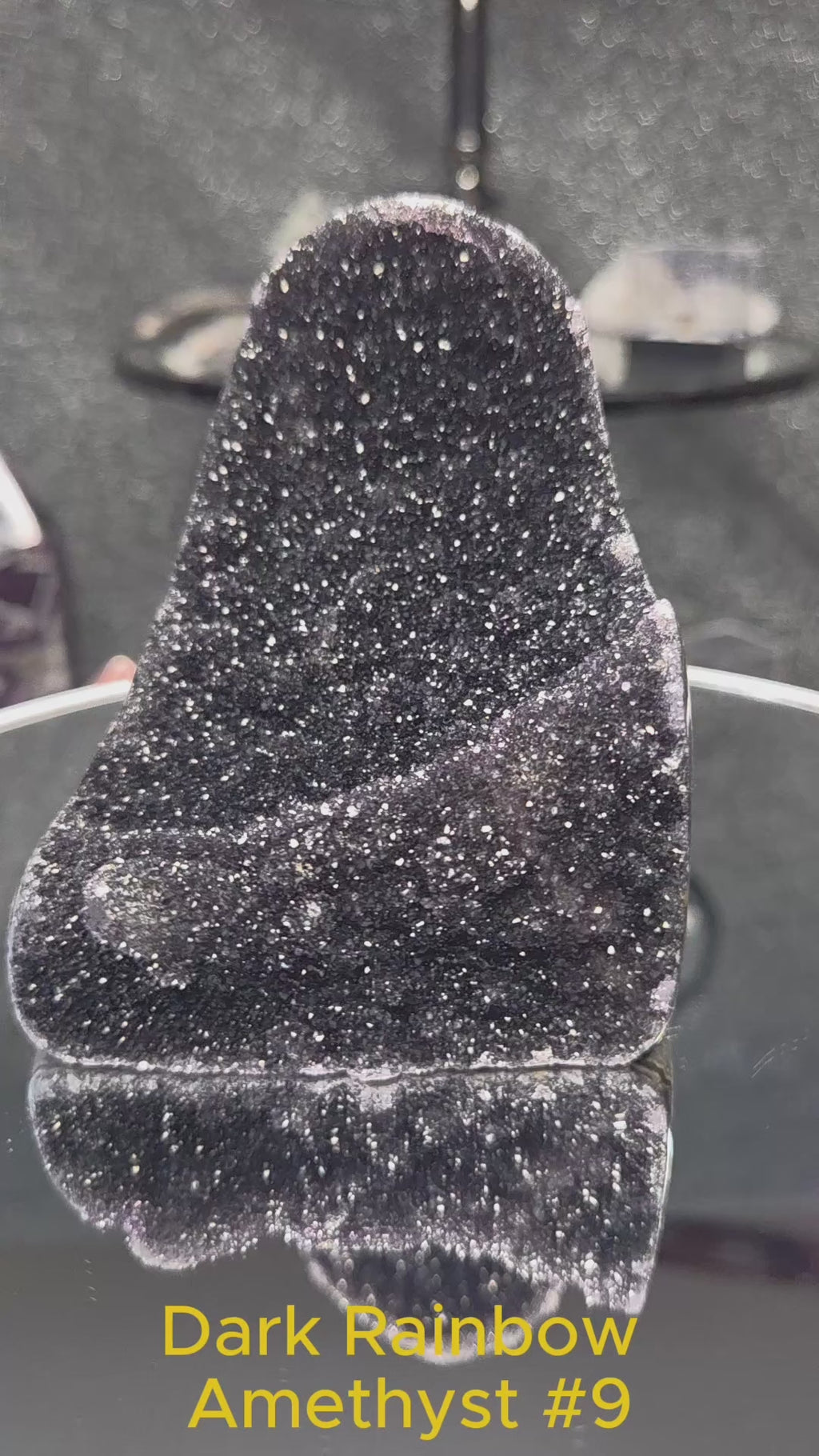 Uruguay Dark Rainbow Amethyst Mini Cathedral #9