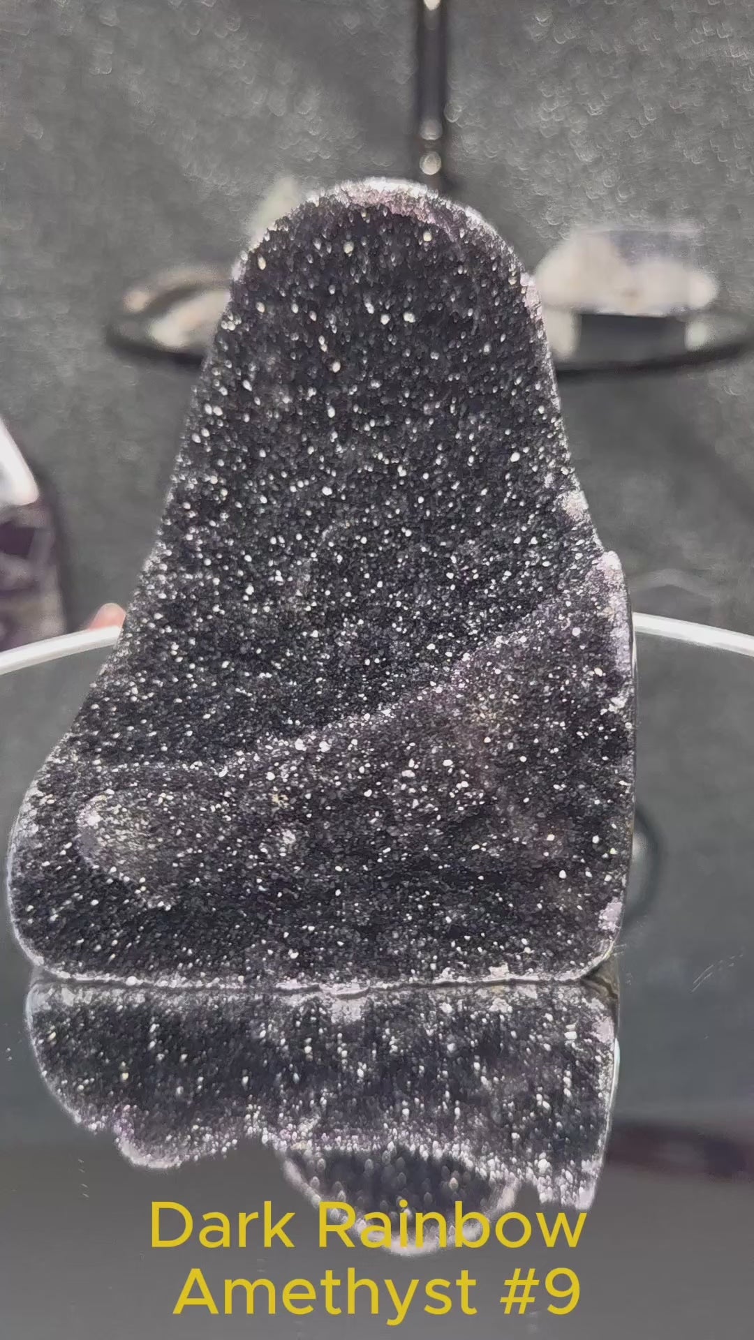 Uruguay Dark Rainbow Amethyst Mini Cathedral #9