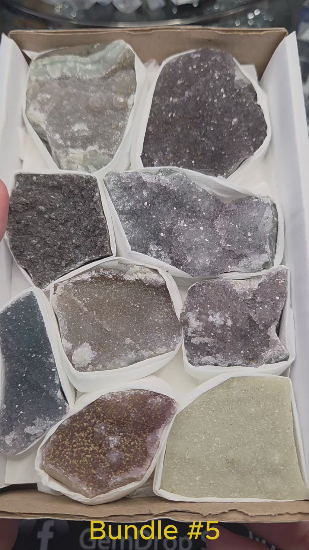 Brazil Druzy Quartz Bundle #5 — Earth & Smoke Collection