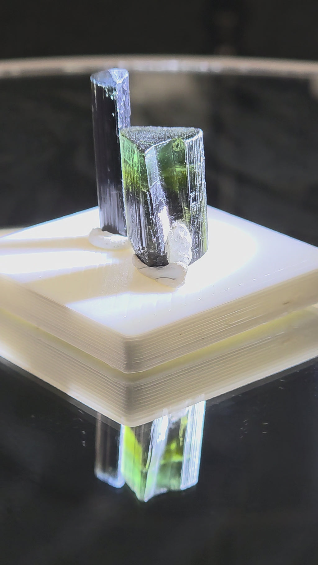Green blue Cap Tourmaline #029