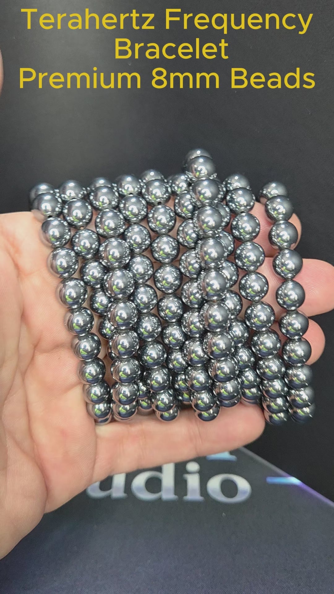 Terahertz Frequency Bracelet — Premium 8mm Beads
