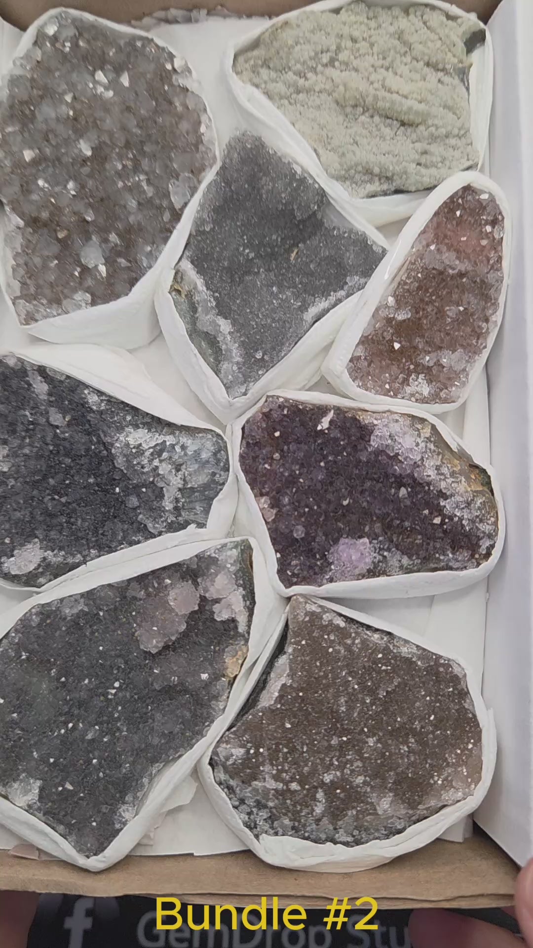 Brazil Druzy Quartz Bundle #2 — Smoky Earth Collection