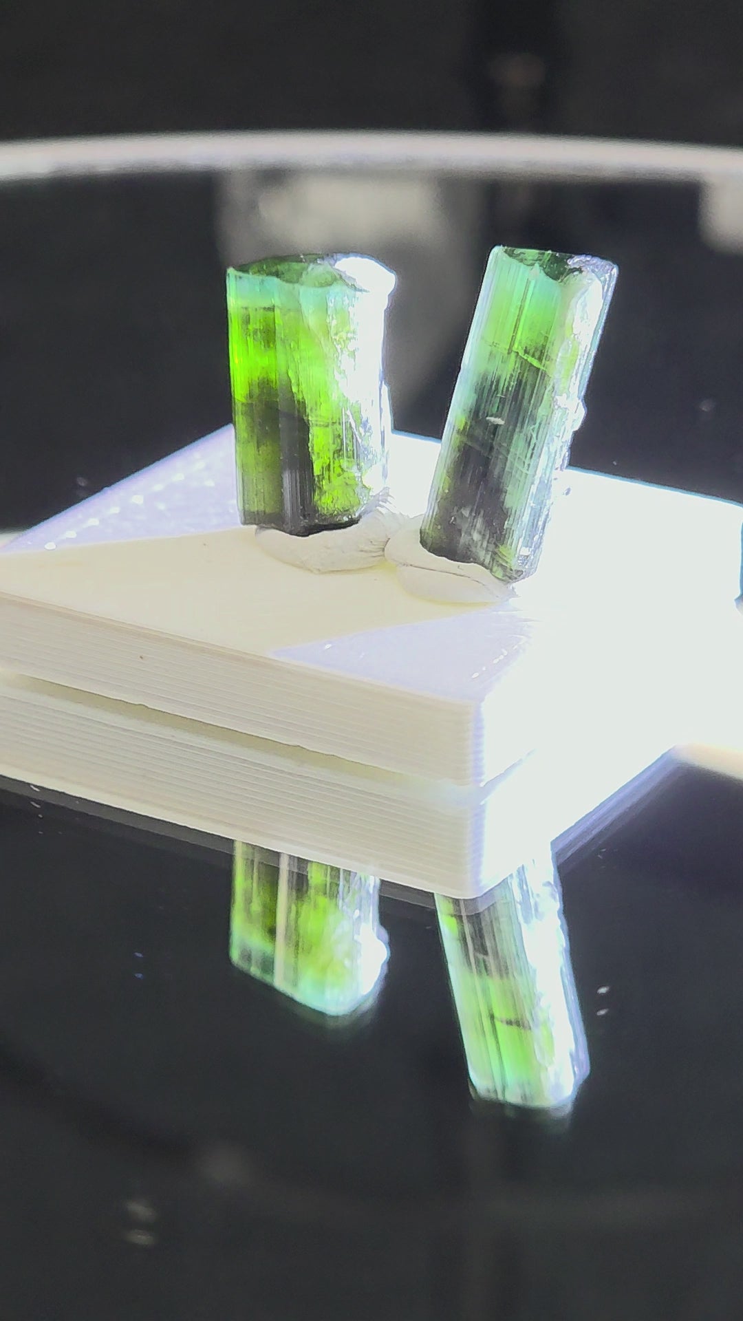 Green blue Cap Tourmaline #031