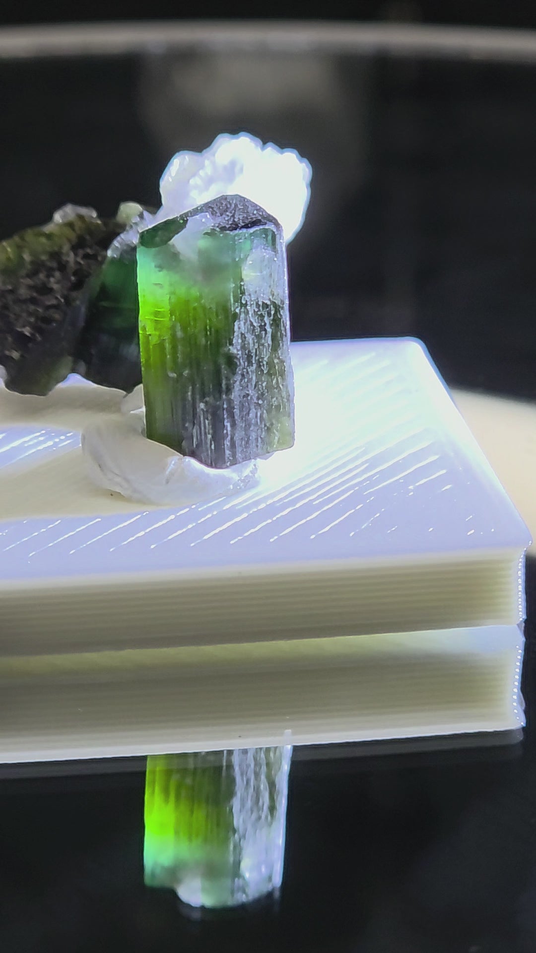 Green blue Cap Tourmaline #030