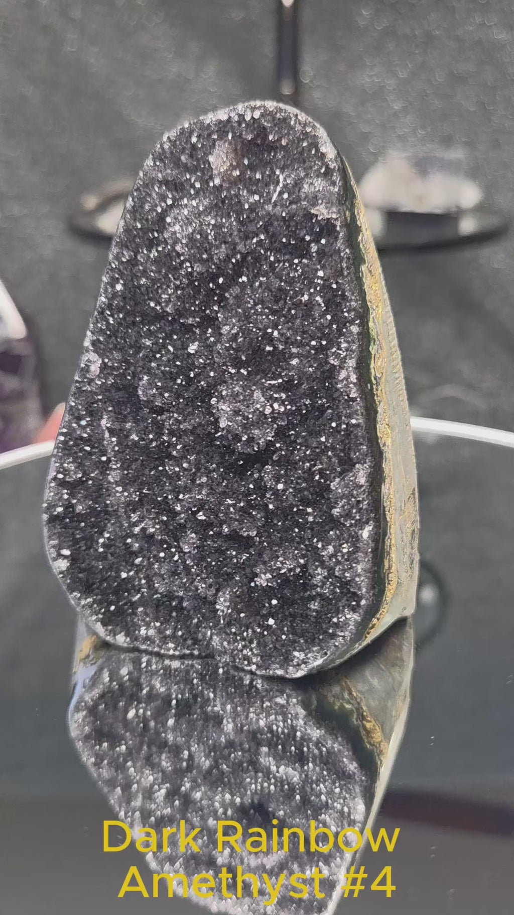 Uruguay Dark Rainbow Amethyst Mini Cathedral #4