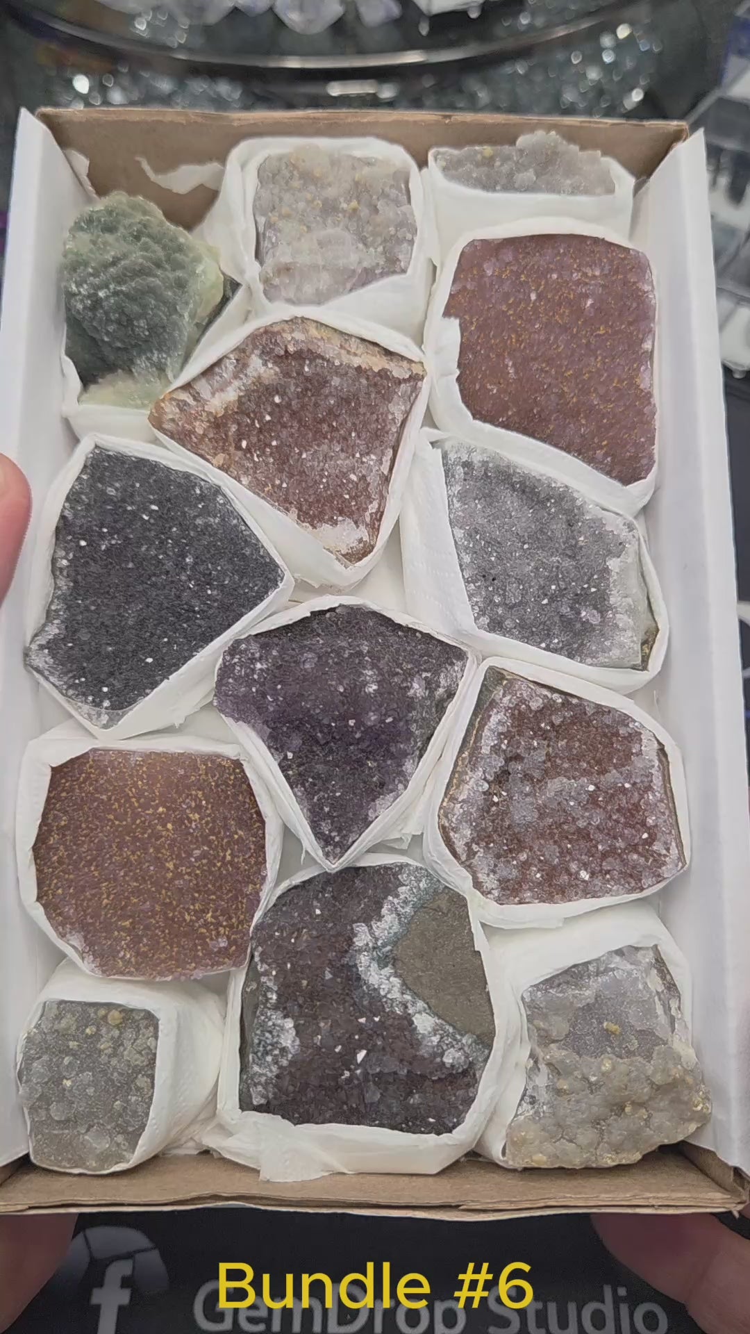Brazil Druzy Quartz Bundle #6 — Rustic Glow Collection