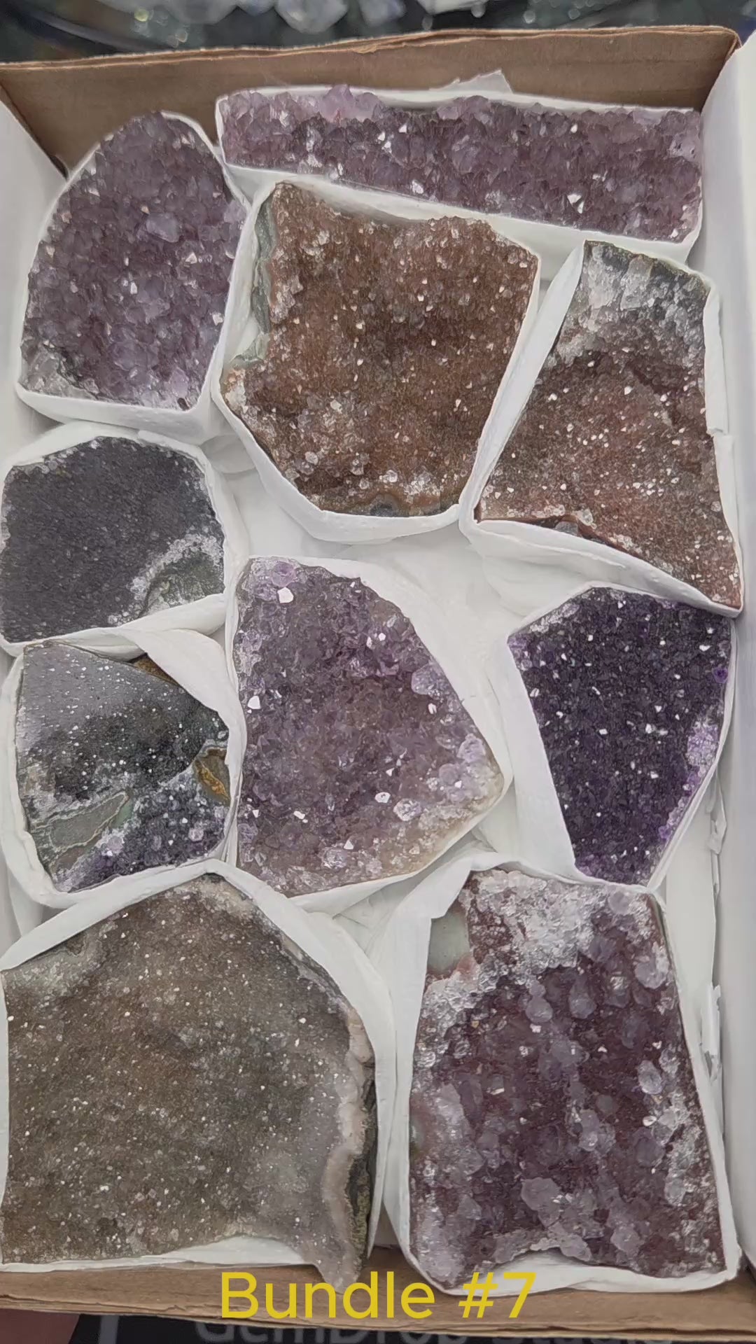 Brazil Druzy Quartz Bundle #7 — Mocha Amethyst Collection