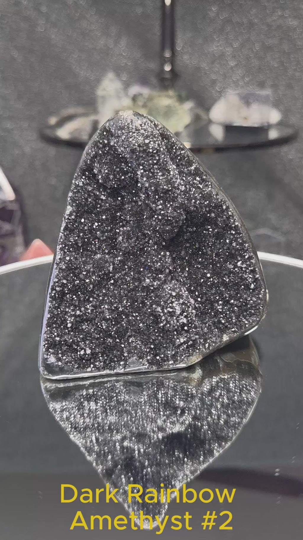 Uruguay Dark Rainbow Amethyst Mini Cathedral #2