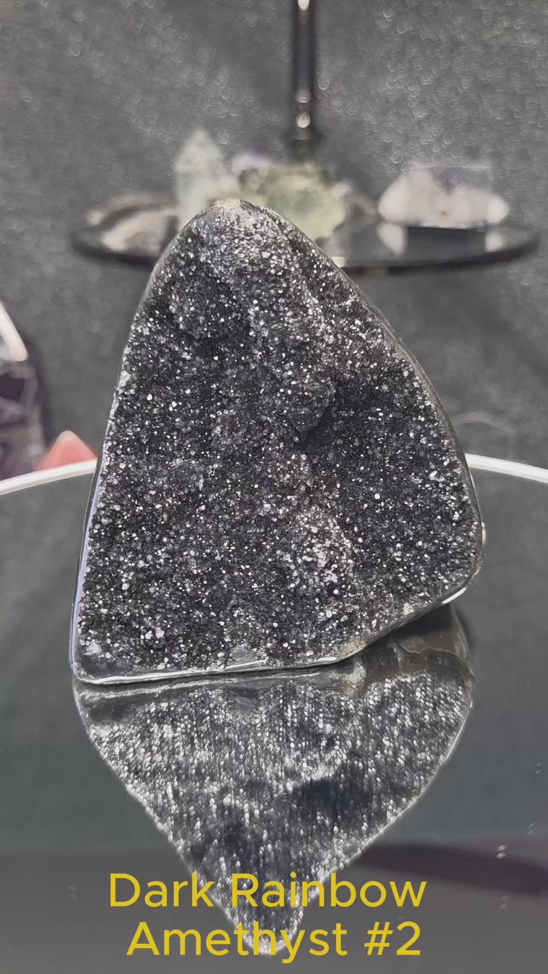 Uruguay Dark Rainbow Amethyst Mini Cathedral #2