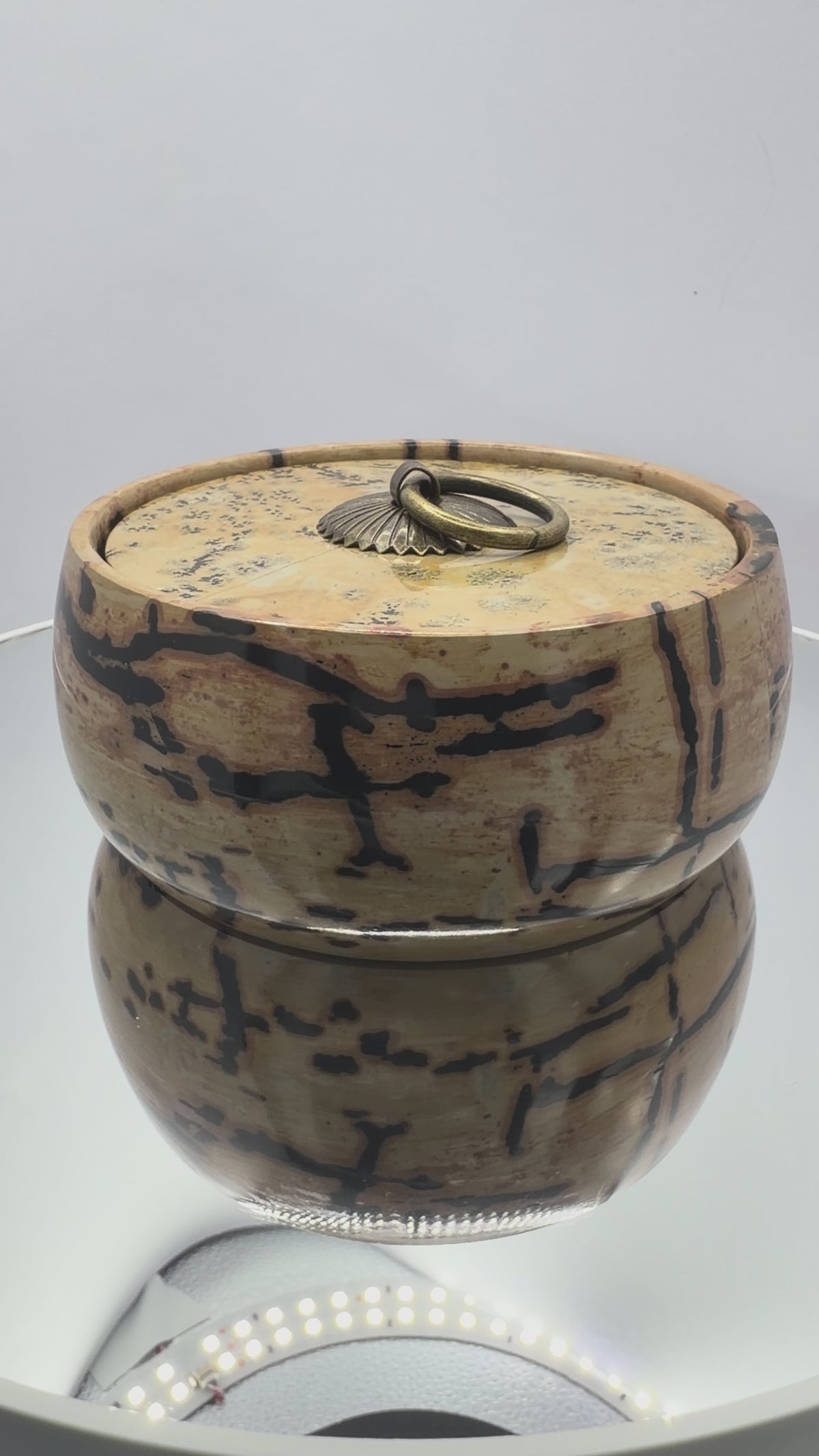 Picture Jasper Bowl with lid #6