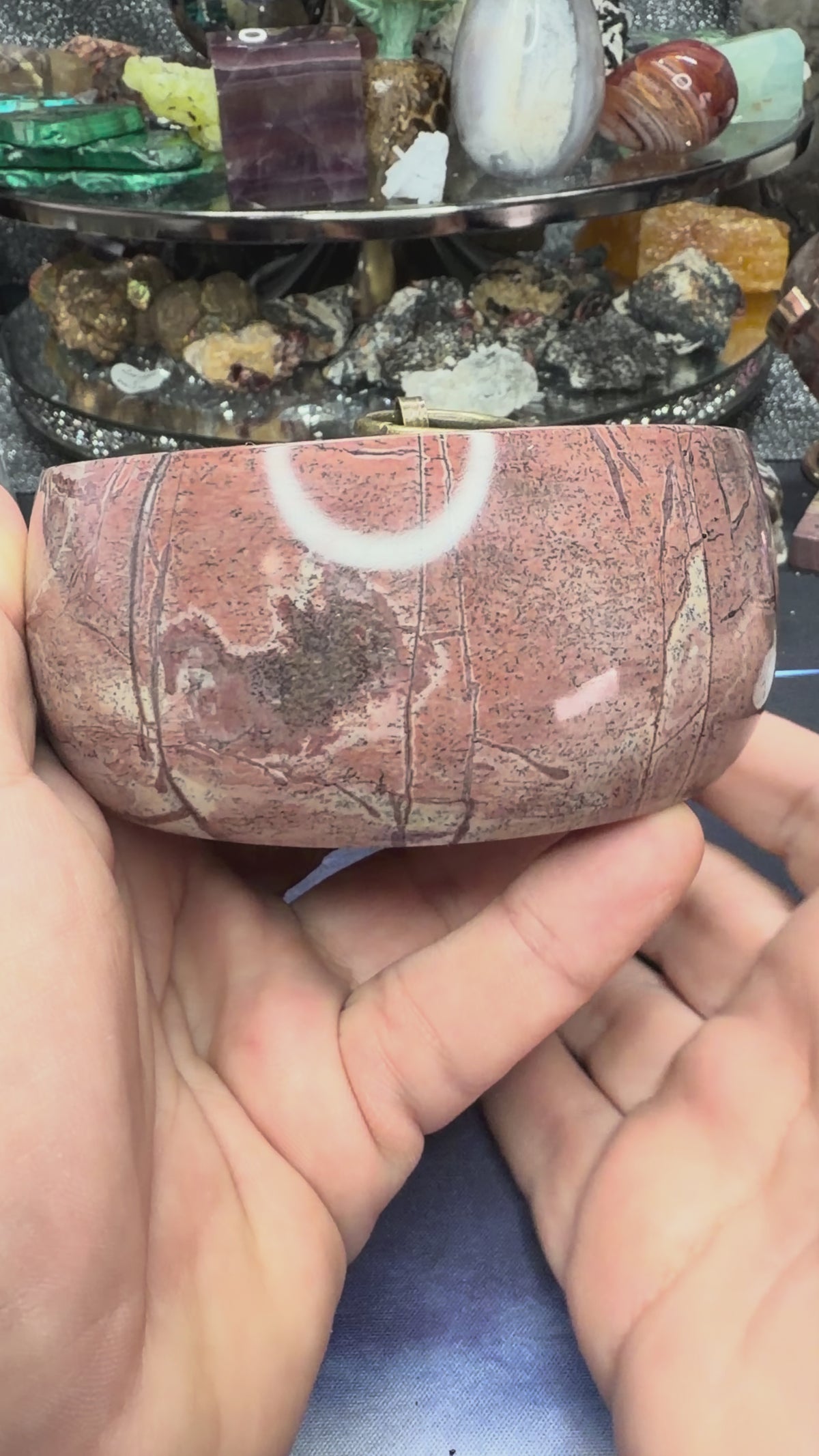 Picture Jasper Bowl with lid #1